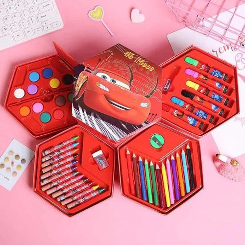 46-Piece Watercolor Art Kit for Students & Artists