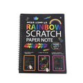 Rainbow Scratch Paper Note Pad