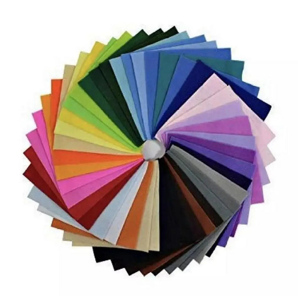24pcs Colorful Polyester Felt Sheets
