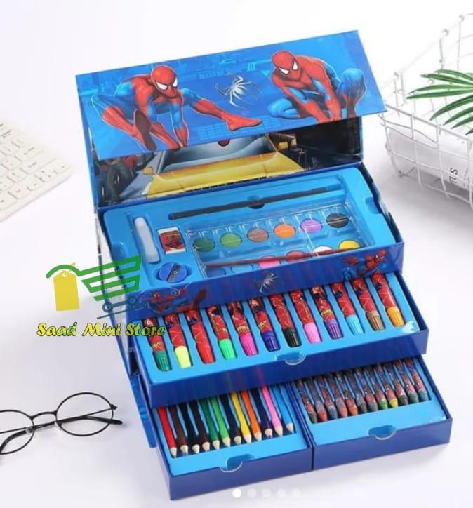 Spider-Man Themed Art Set for Kids School Drawing